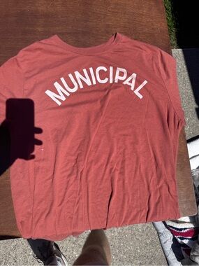 Municipal Graphic Short Sleeve Tee - Rust Red